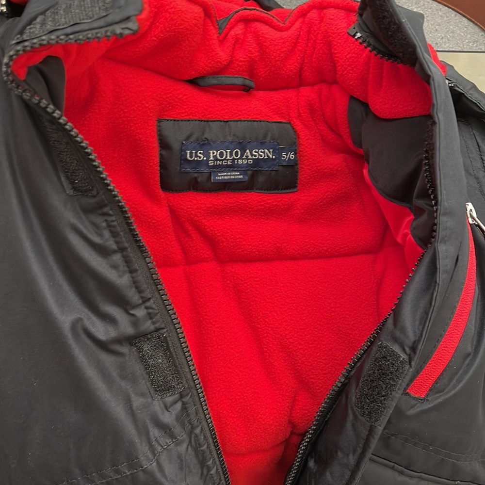 Black Jaket for boys US POLO - Picture 10 of 12